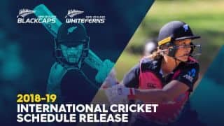 Busy New Zealand 2018-19 summer includes series with India men and women